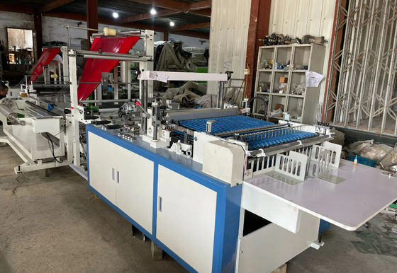 3.5KW Trilaterale di sigillamento Zipper sacchetto macchina di produzione ad alta velocità 120pcs/min