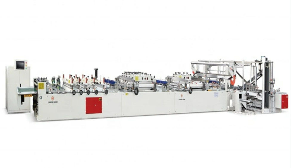 Macchina per la realizzazione di sacchetti a schermo sensoriale di 3,5 kW per la larghezza del sacchetto 50-400 mm